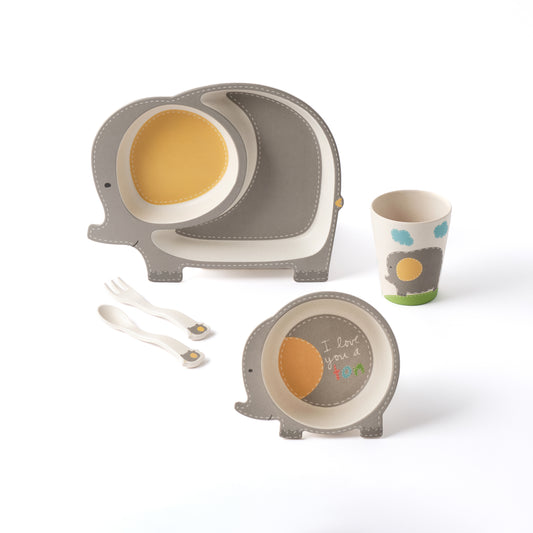 Tiny Footprint Elly Elephant Dining Set